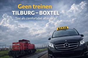 Treinuitval Tilburg Boxtel taxi alternatief